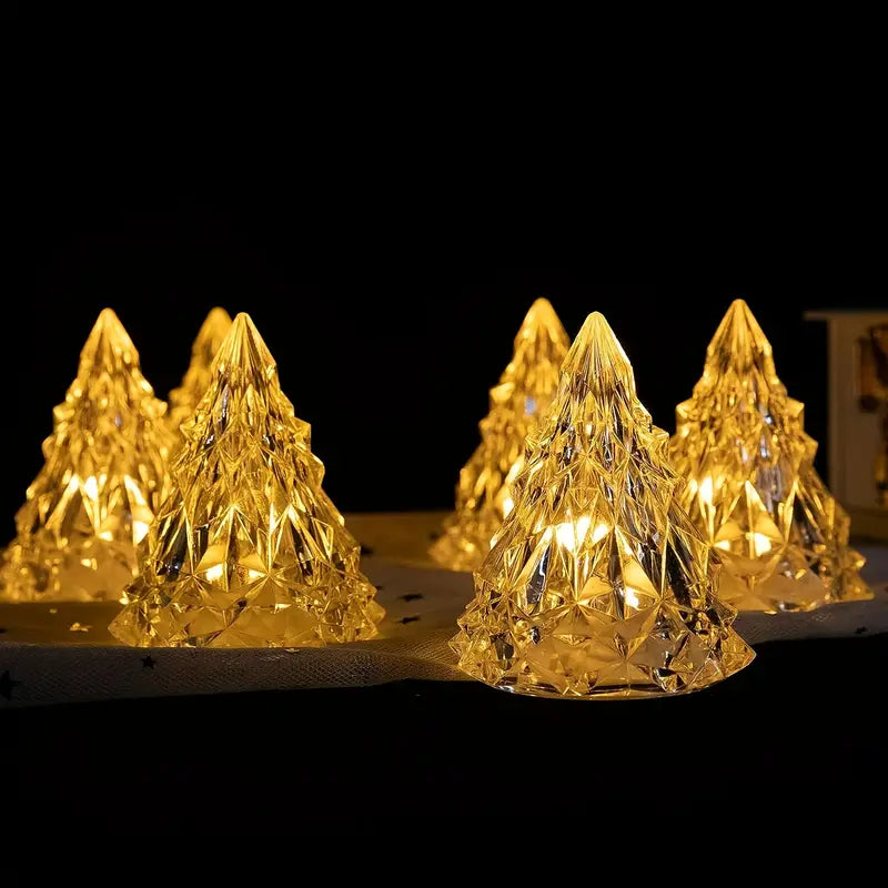 LED Mini Crystal Light – Ambient Table Lamp with Warm Light