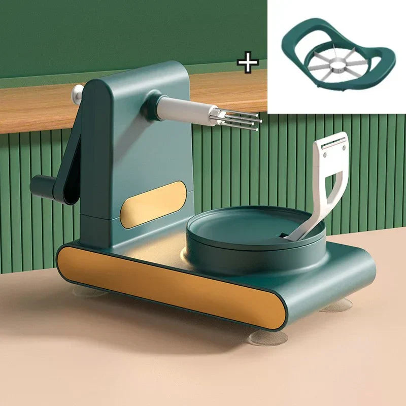 Efficient Vegetable and Fruit Peeler with Hand Crank – For Fast and Easy Peeling