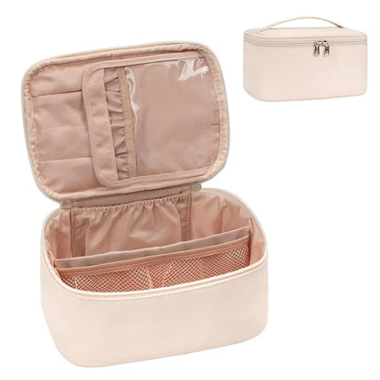 Practical Makeup Organizer for Travel – With Compartments and Dividers for Perfect Organization