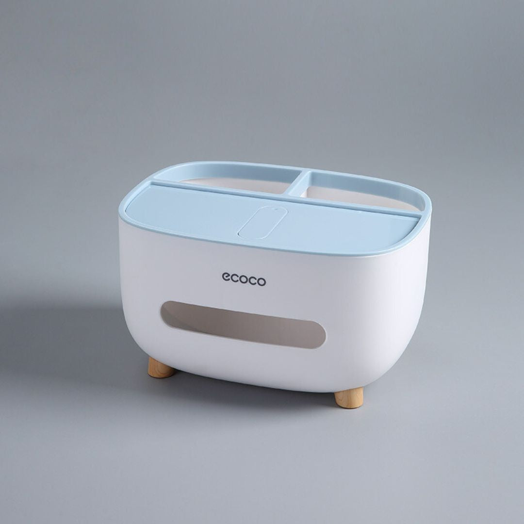 4-in-1 Multifunctional Tissue Box with Organizer