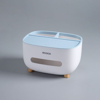 4-in-1 Multifunctional Tissue Box with Organizer