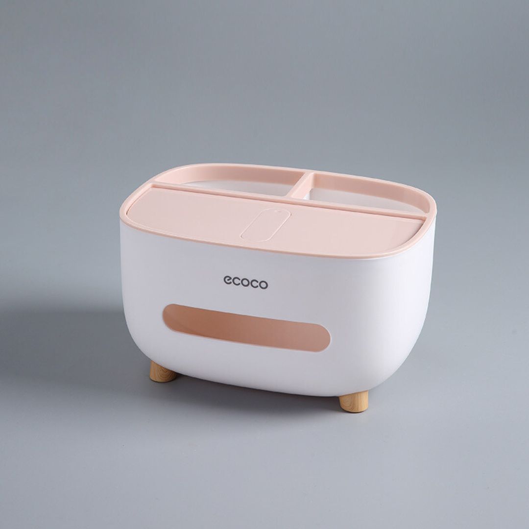 4-in-1 Multifunctional Tissue Box with Organizer
