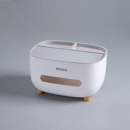 4-in-1 Multifunctional Tissue Box with Organizer