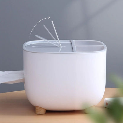 4-in-1 Multifunctional Tissue Box with Organizer