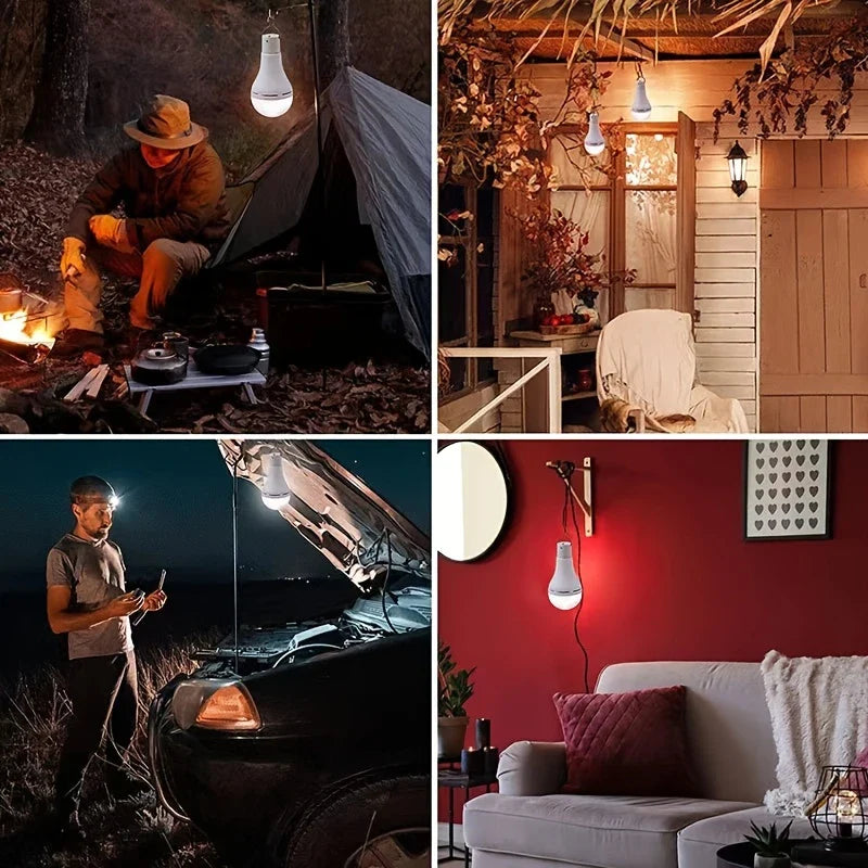 Energy-Saving Solar Lamp with Solar Panel – LED Indoor and Outdoor Lighting for Eco-Friendly Use