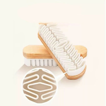 Gentle Rubber Shoe Brush for Delicate Materials – Effective Cleaning and Care