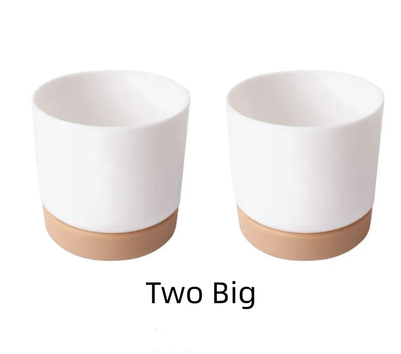 Self-Watering Orchid Planter Pot – Plastic Flower Pot with Watering System for Plant Care