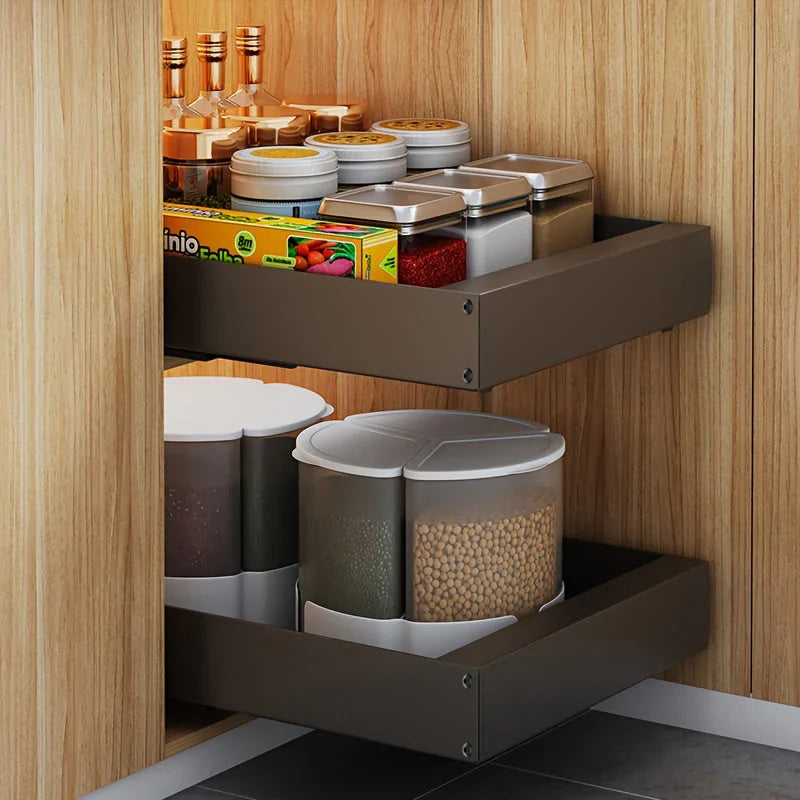 Expandable Drawer Organizer for Kitchen Cabinets – Modern Storage System
