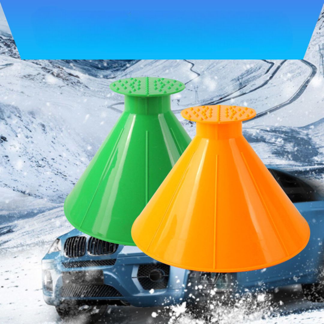 Car Ice Scraper with Ergonomic Handle