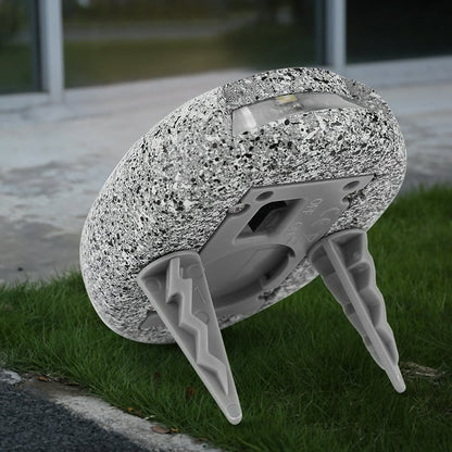 Weatherproof Solar LED Stone Light for Garden Paths – Energy-Efficient Outdoor Lighting in Natural Stone Style