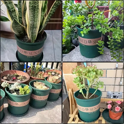Weather-Resistant Plastic Plant Pot – Durable Flower Pot for Garden, Balcony, and Patio