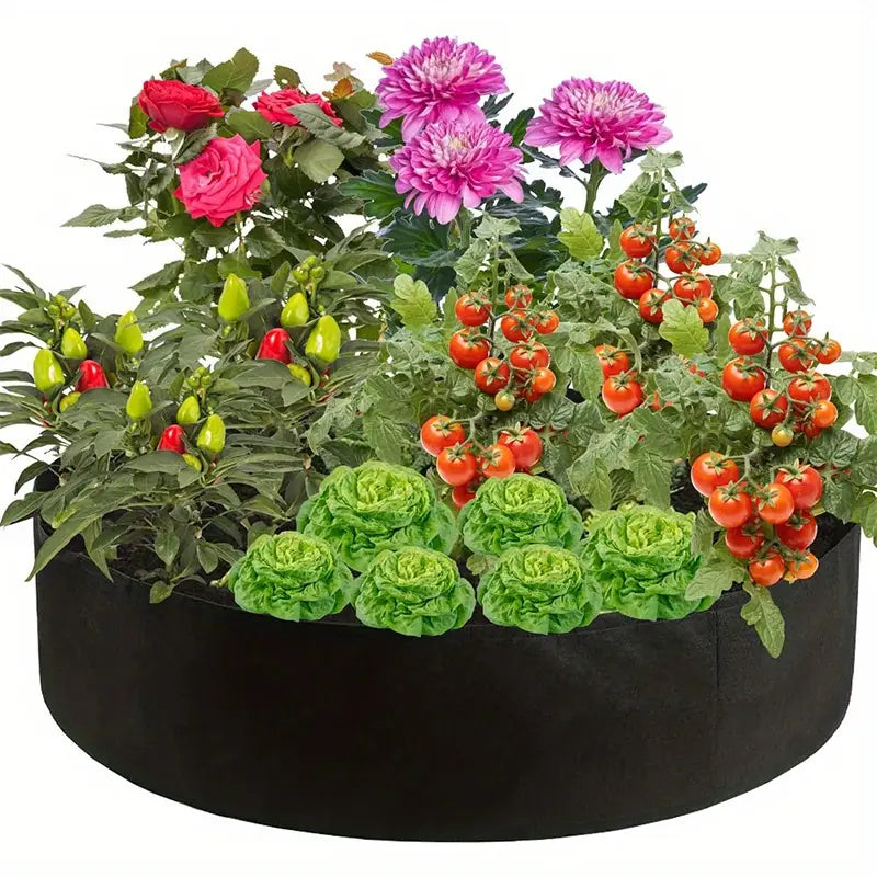 Round Plant Grow Bag – Versatile Garden Container for Easy Plant Growth and Optimal Harvests