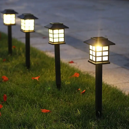 Solar Lantern Path Lighting – Waterproof LED Garden Lights for Outdoor Use Elegant Solar Lights for Driveway and Garden