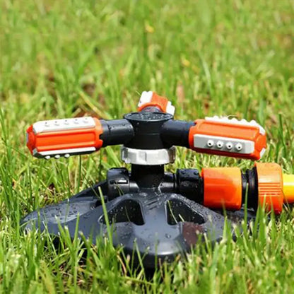 3-Arm Rotating Garden Sprinkler – Efficient Watering Solution for Lawns and Gardens