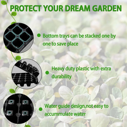 Rectangular Seedling Tray – Plant Tray for Efficient Germination and Growth of Seedlings