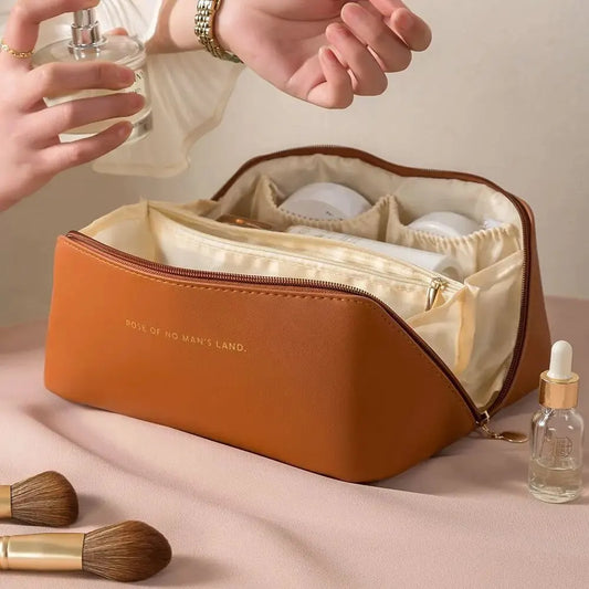 Cosmetic Bag for Travel – Zipper Organizer for Makeup and Skincare