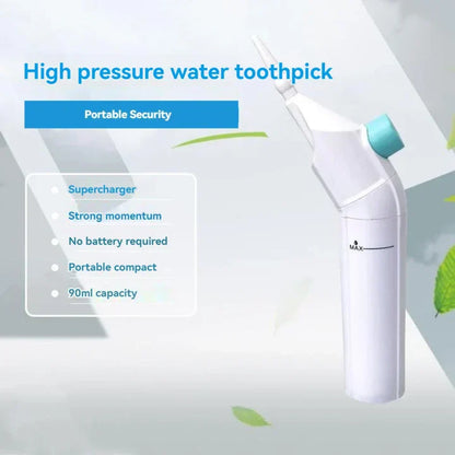 Portable High-Pressure Water Flosser – Rechargeable Oral Irrigator for Thorough Dental Cleaning