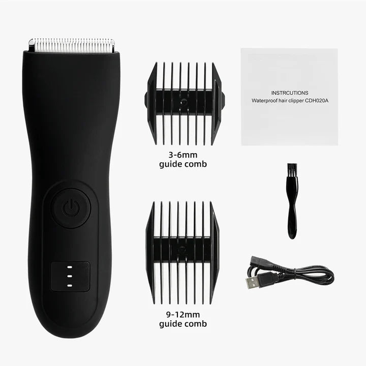 Skin-Friendly Body Hair Trimmer with Precision Cutting Head