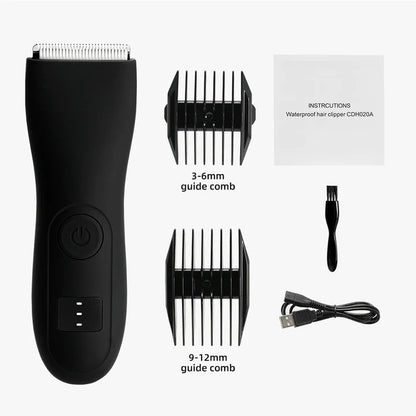Skin-Friendly Body Hair Trimmer with Precision Cutting Head