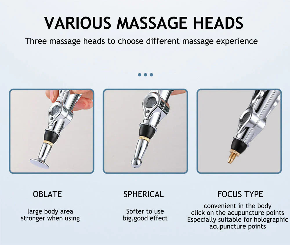 Pain-Relieving Acupuncture Pen – Electronic Meridian Massage Device