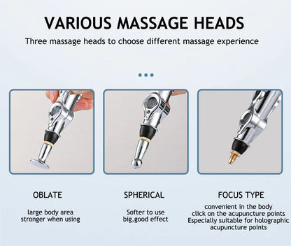 Pain-Relieving Acupuncture Pen – Electronic Meridian Massage Device