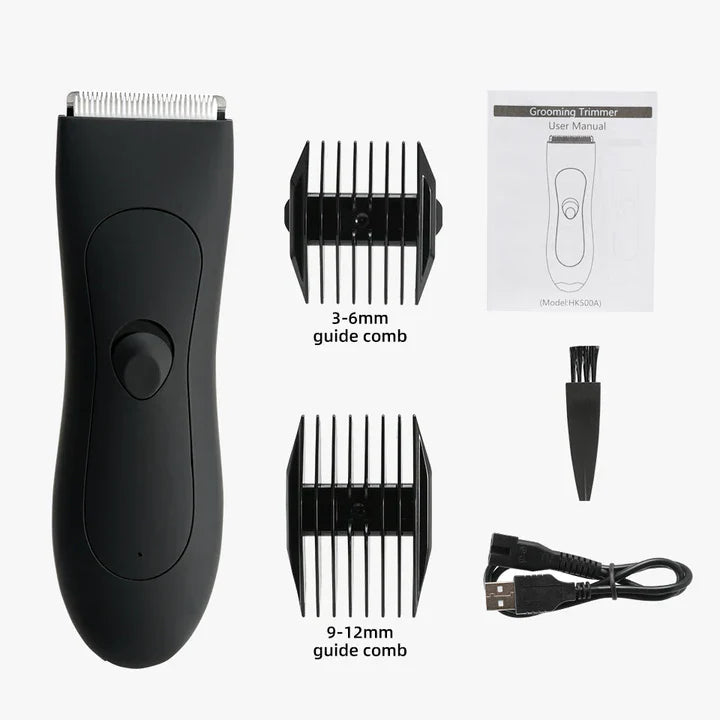 Skin-Friendly Body Hair Trimmer with Precision Cutting Head