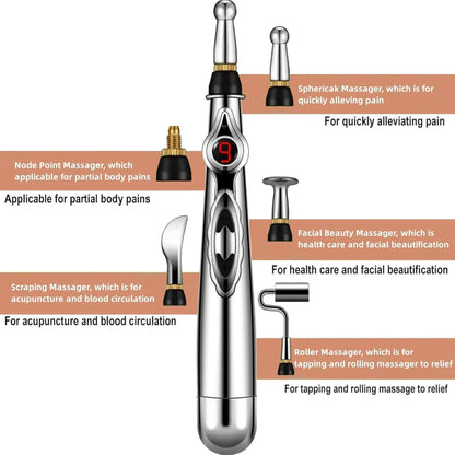 Pain-Relieving Acupuncture Pen – Electronic Meridian Massage Device