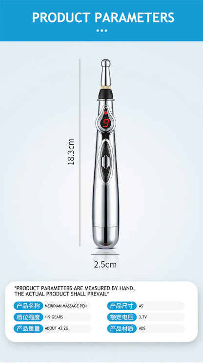 Pain-Relieving Acupuncture Pen – Electronic Meridian Massage Device
