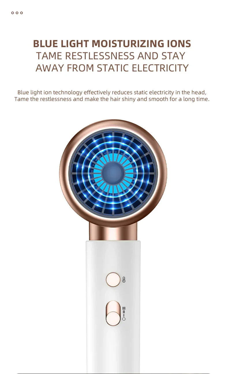 Powerful 2400W Hair Dryer – Warm and Cold Air for Perfect Styling