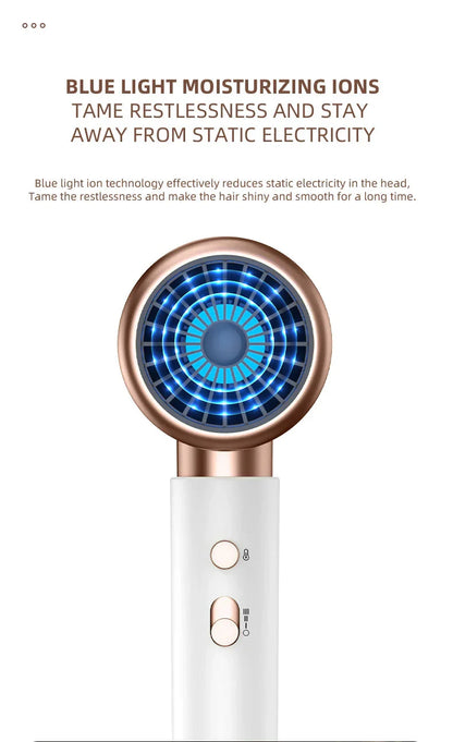 Powerful 2400W Hair Dryer – Warm and Cold Air for Perfect Styling