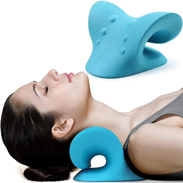 Ergonomic Neck Stretcher Traction Pillow – Relaxation & Spinal Alignment for Neck & Shoulders