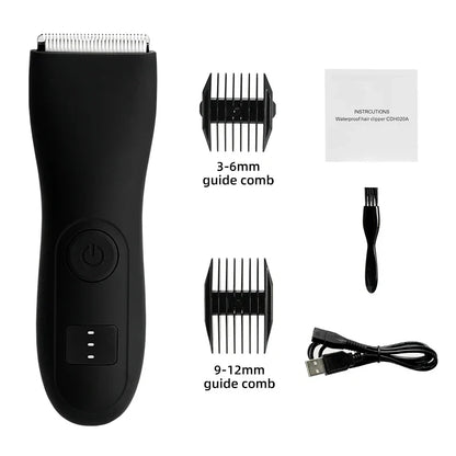 Skin-Friendly Body Hair Trimmer with Precision Cutting Head