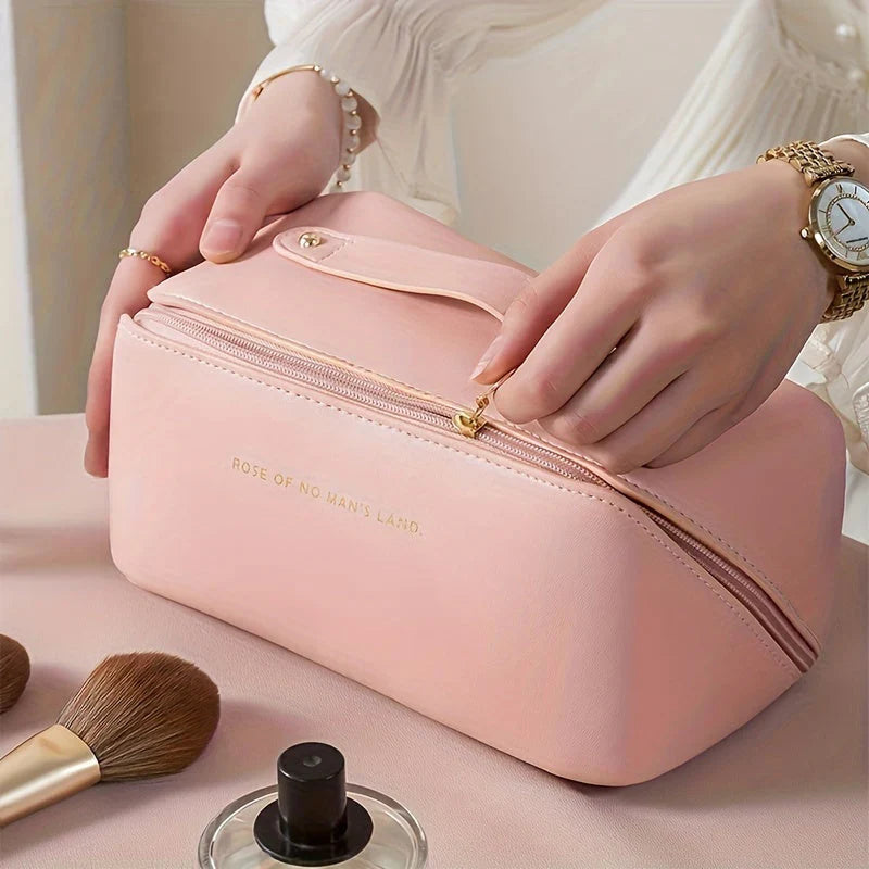 Cosmetic Bag for Travel – Zipper Organizer for Makeup and Skincare