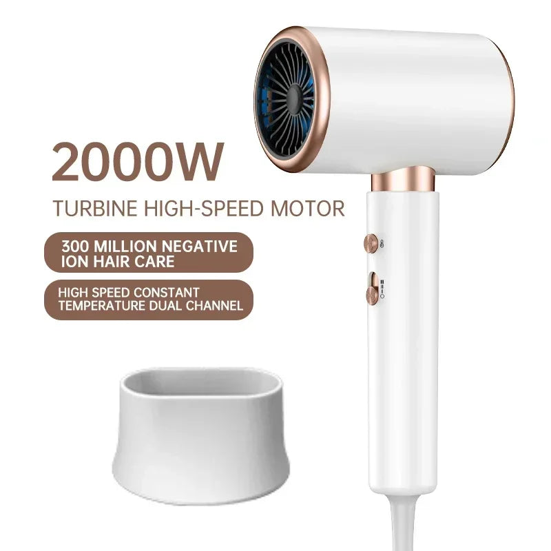 Powerful 2400W Hair Dryer – Warm and Cold Air for Perfect Styling