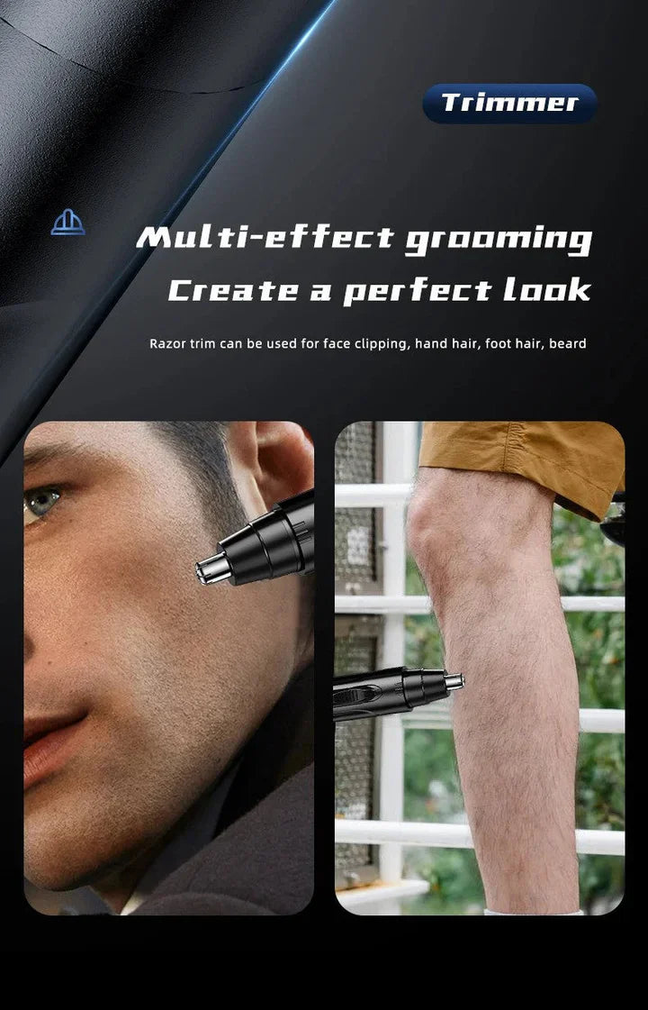 Painless Nose and Ear Hair Trimmer for Men and Women