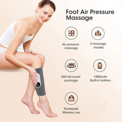 Electric Leg Massager – Air Compression with 3 Intensity Levels for Muscle Relaxation