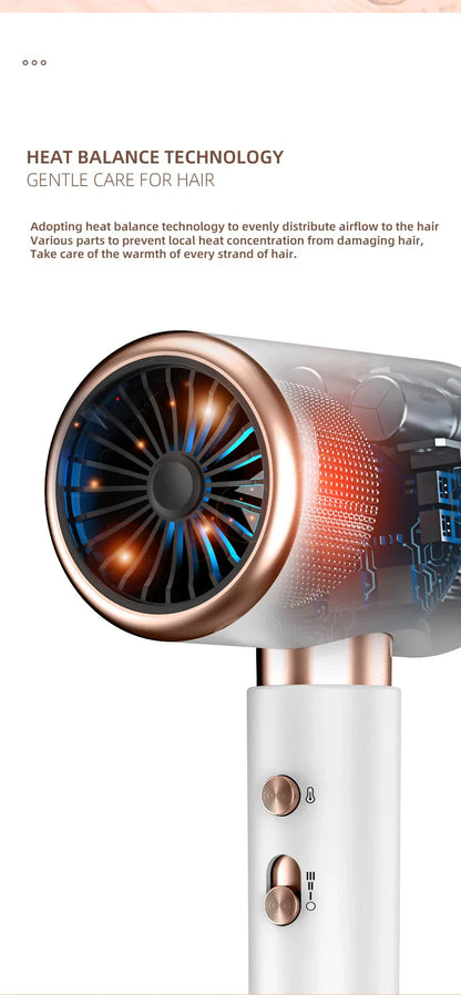 Powerful 2400W Hair Dryer – Warm and Cold Air for Perfect Styling
