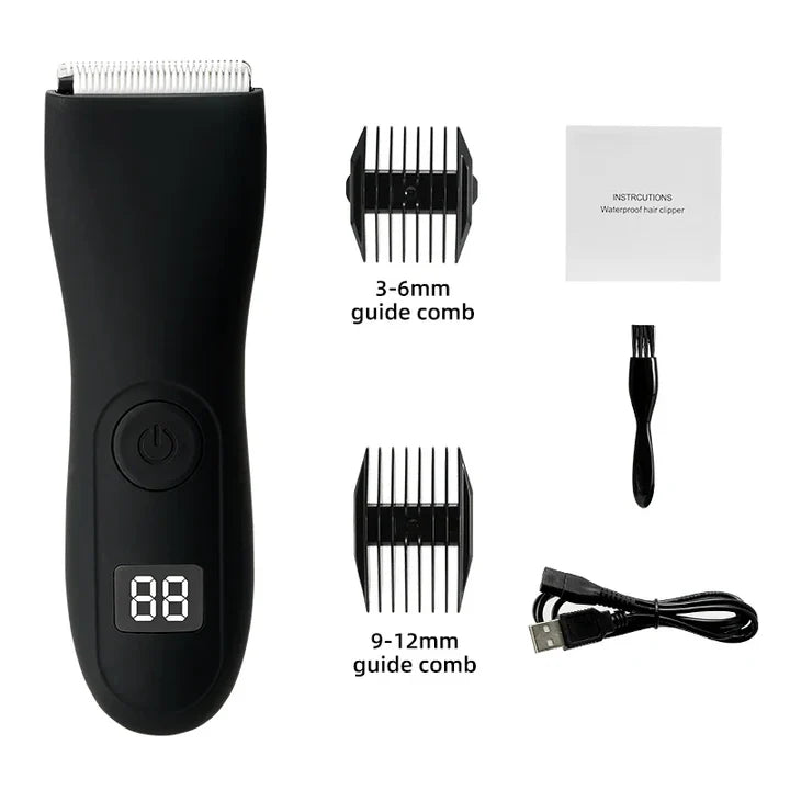 Skin-Friendly Body Hair Trimmer with Precision Cutting Head