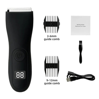 Skin-Friendly Body Hair Trimmer with Precision Cutting Head