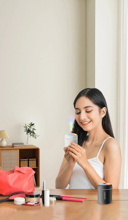 Aromatherapy Humidifier for Car and Bedroom – USB Powered and Compact