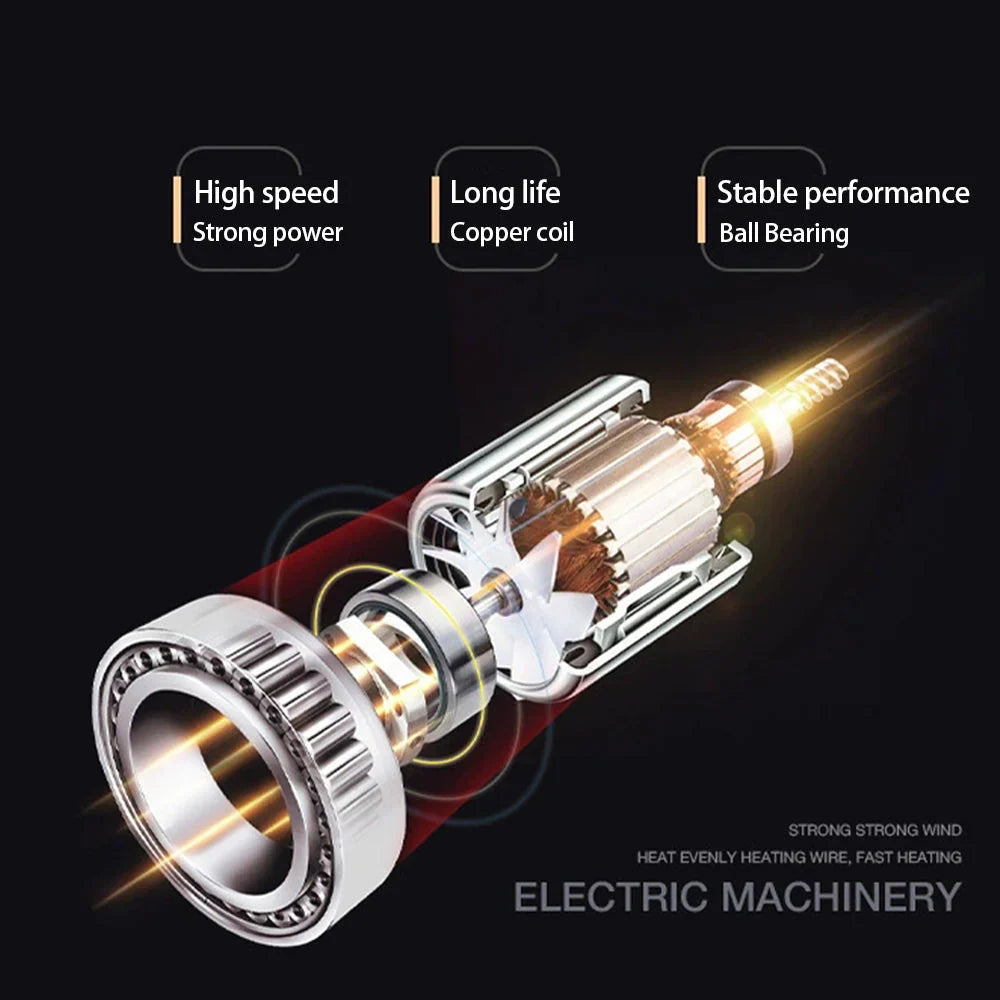 Powerful 2400W Hair Dryer – Warm and Cold Air for Perfect Styling