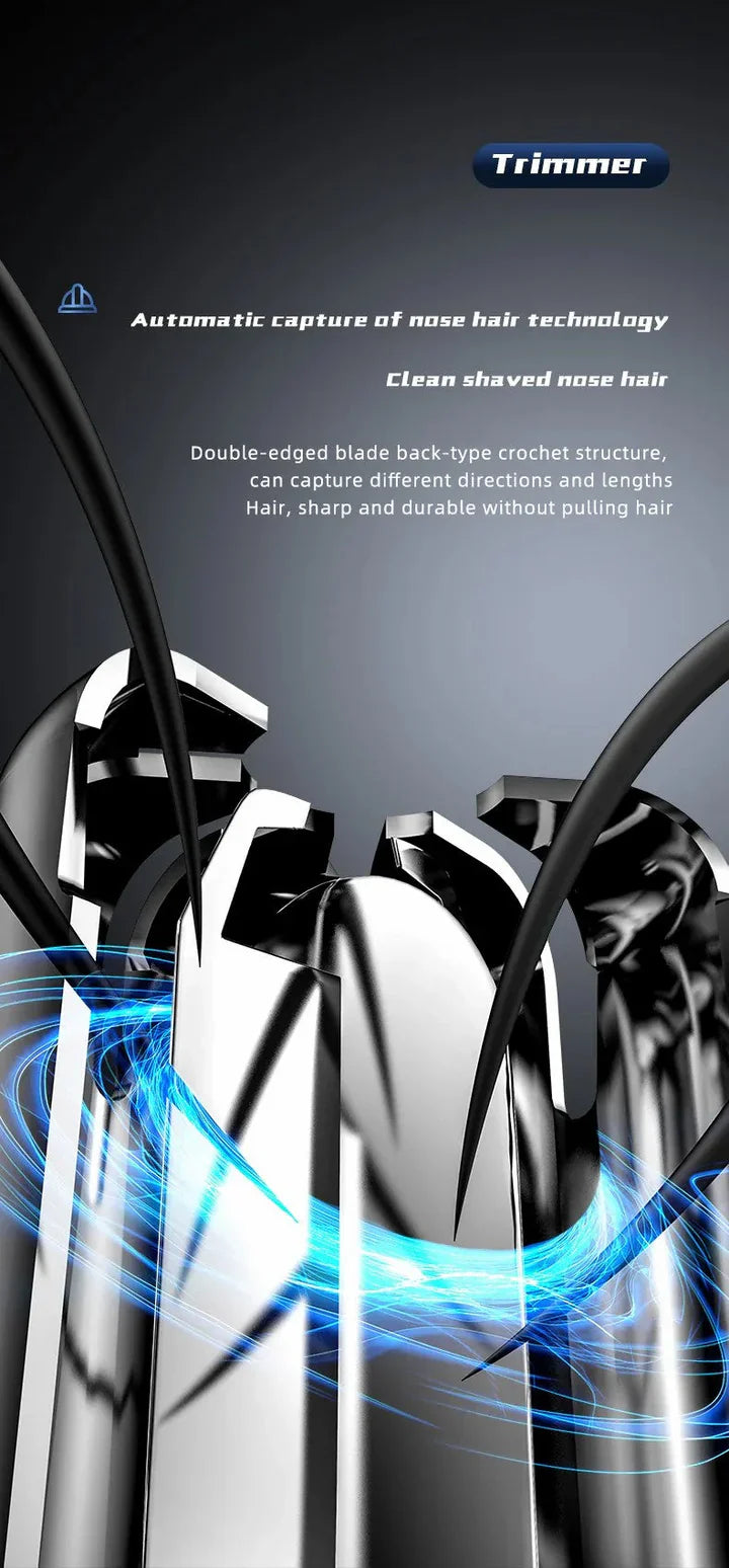 Painless Nose and Ear Hair Trimmer for Men and Women