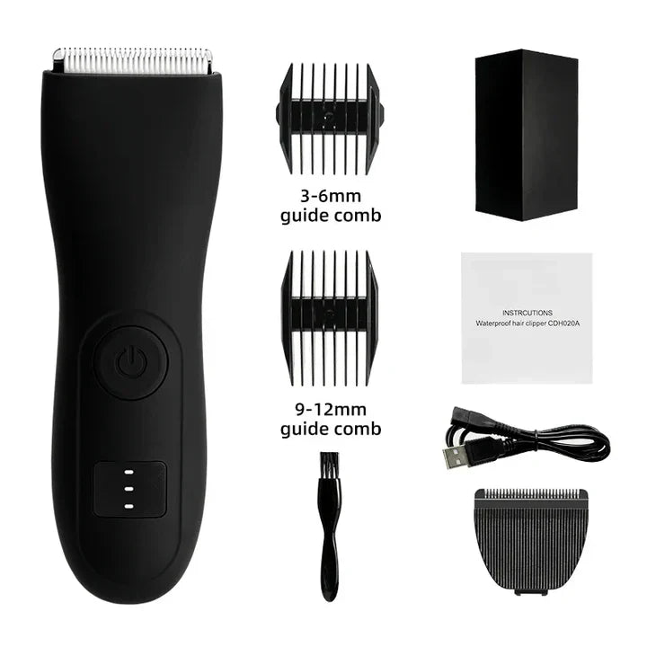 Skin-Friendly Body Hair Trimmer with Precision Cutting Head