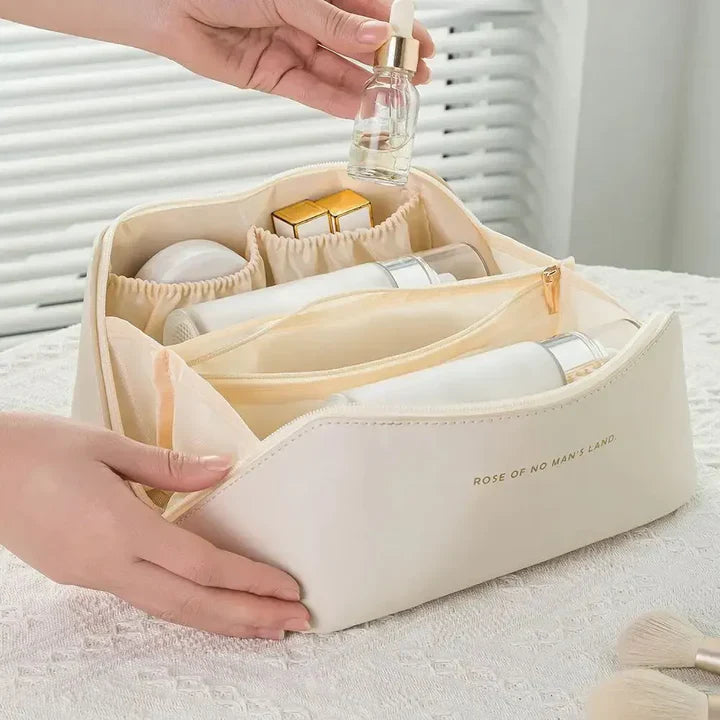 Cosmetic Bag for Travel – Zipper Organizer for Makeup and Skincare