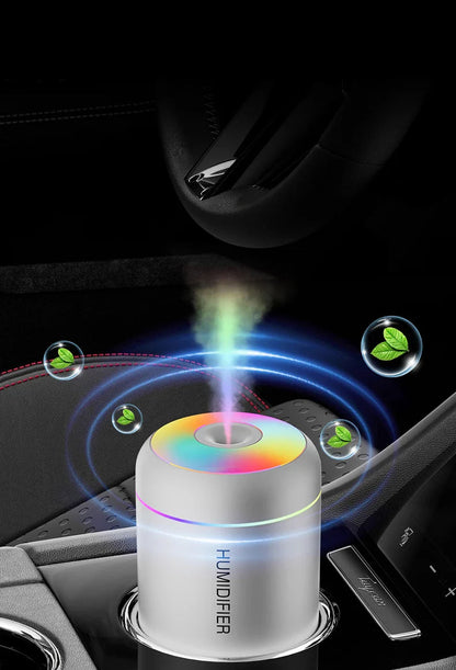 Aromatherapy Humidifier for Car and Bedroom – USB Powered and Compact