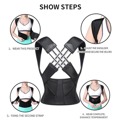 Adjustable Back Stabilizer for Women and Children – Ergonomic Posture Corrector