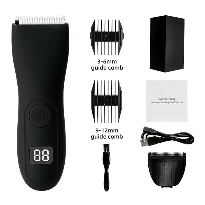 Skin-Friendly Body Hair Trimmer with Precision Cutting Head