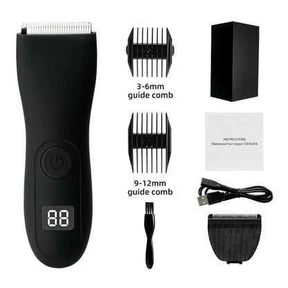 Skin-Friendly Body Hair Trimmer with Precision Cutting Head