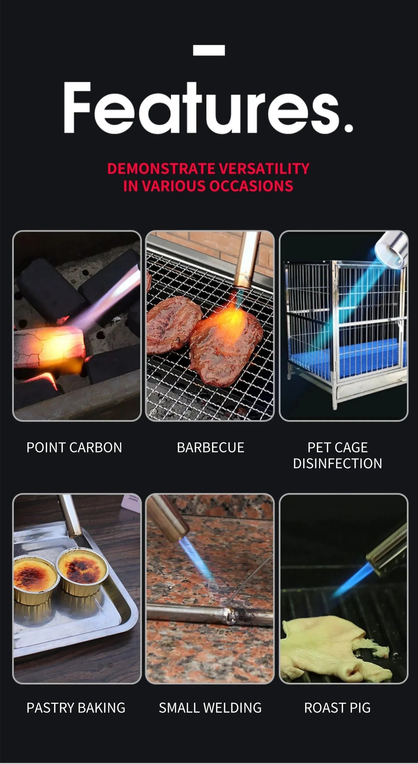 Compact and Powerful Gas Burner for Grilling and Camping