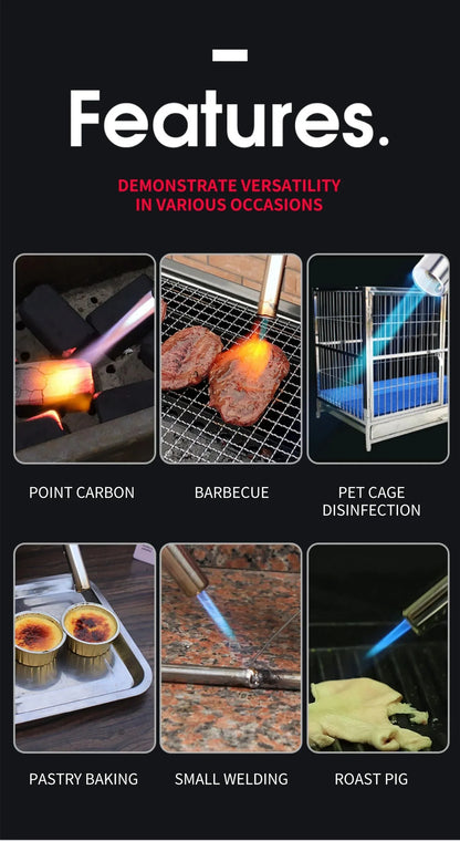 Compact and Powerful Gas Burner for Grilling and Camping